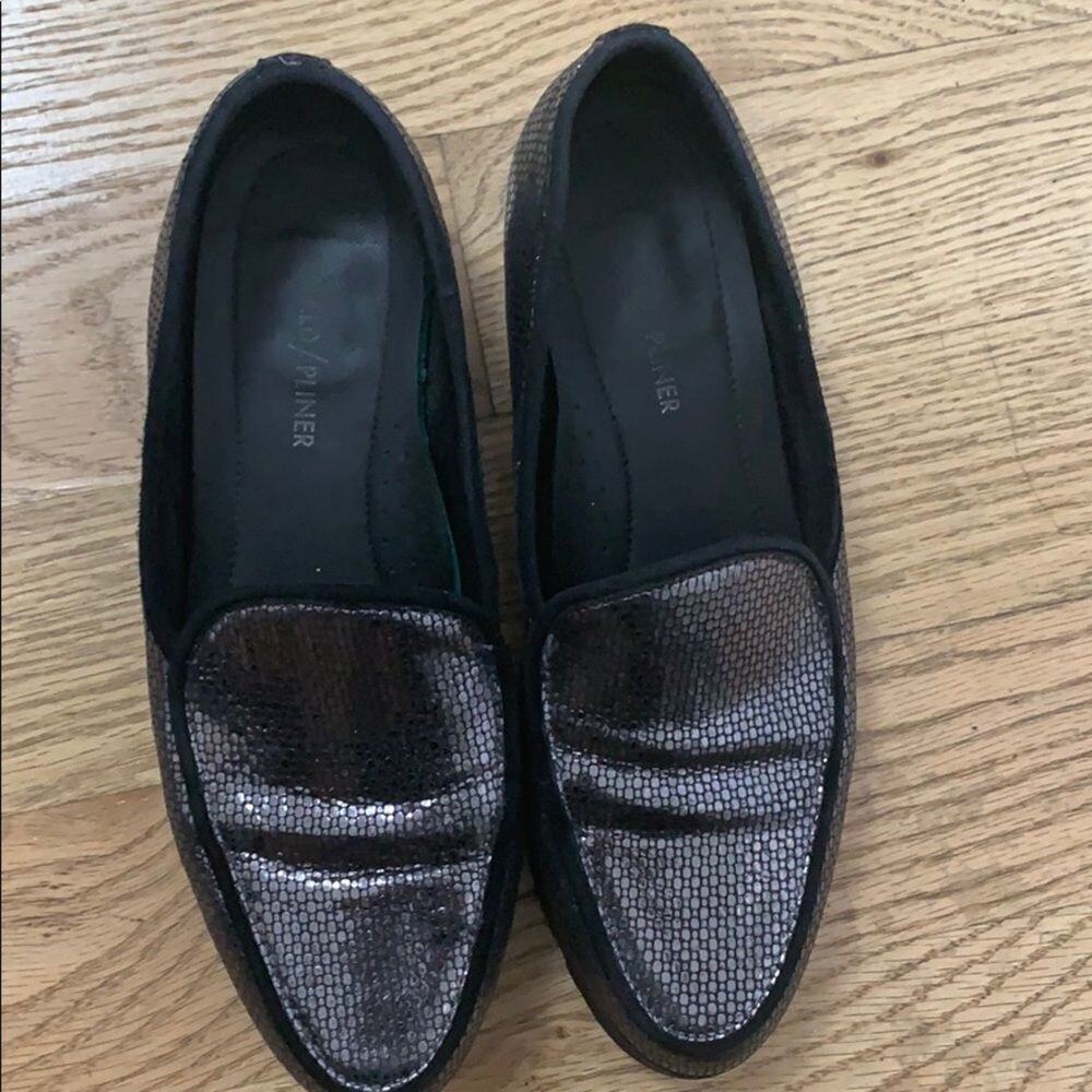 DONALD /PLINER MOCCASINS SHOES SUEDE TRIM‎ Size 7.5